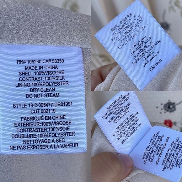 JOIE CASSIEL RUFFLED FLORAL MAXI DRESS SIZE 10 - Picture 13 of 16